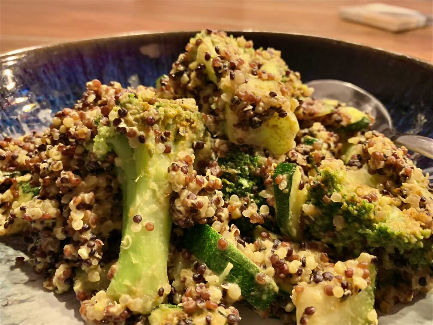 Quinoa mit gedünsteten Gemüse