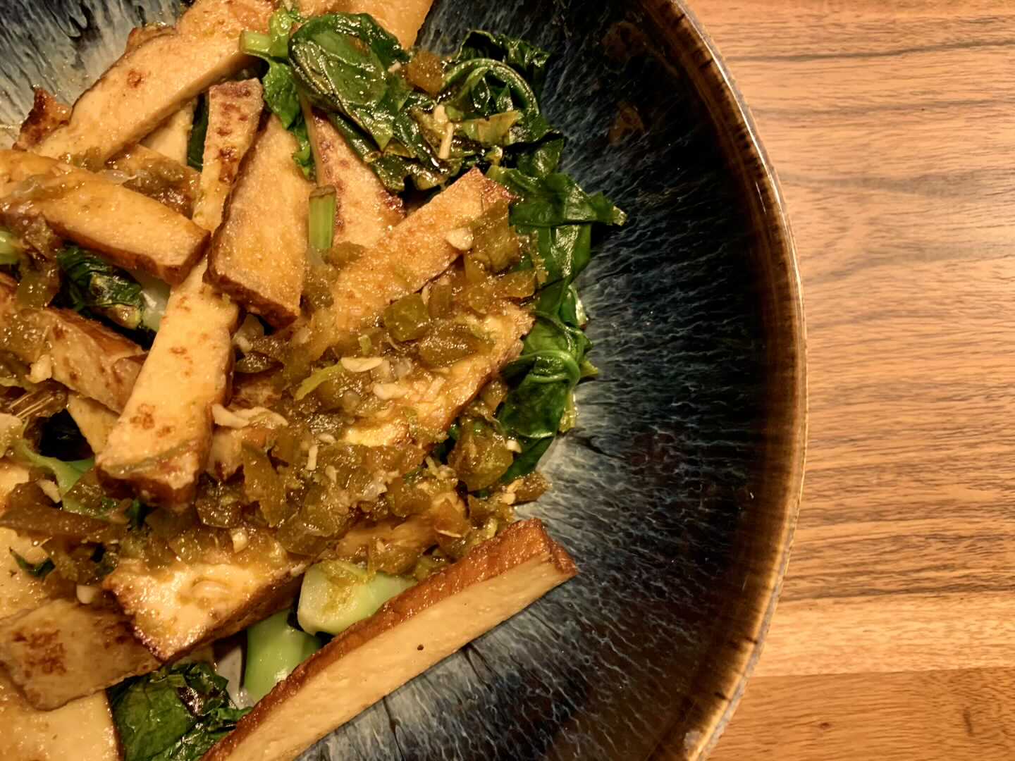 Tofu mit Jalapeño Limetten Sauce